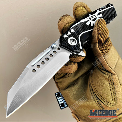 8" Folding Knife With 3.5" Razor Sharp Blade Camping Knife Survival Knife