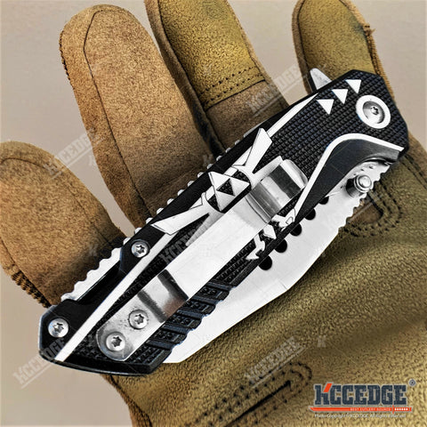 8" Folding Knife With 3.5" Razor Sharp Blade Camping Knife Survival Knife