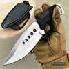 Image of 9" Tactical Knife FIXED BLADE KNIFE w/ Kydex Sheath Coyote Brown Survival Knife