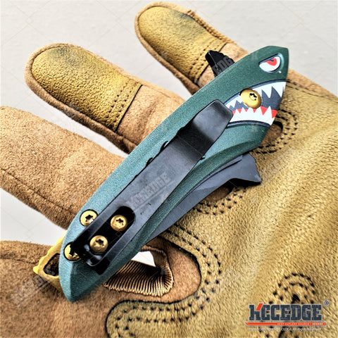 5.5" Hunting Knife Pocket Knife 2.25" Blade Camping Knife Small Folding Knife