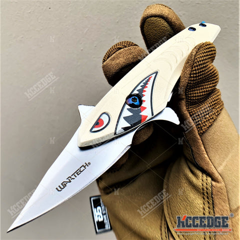 5.5" Hunting Knife Pocket Knife 2.25" Blade Camping Knife Small Folding Knife