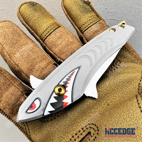 5.5" Hunting Knife Pocket Knife 2.25" Blade Camping Knife Small Folding Knife