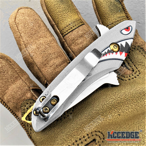 5.5" Hunting Knife Pocket Knife 2.25" Blade Camping Knife Small Folding Knife