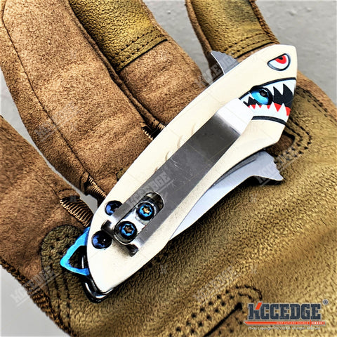 5.5" Hunting Knife Pocket Knife 2.25" Blade Camping Knife Small Folding Knife