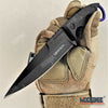 Image of 8.25" FULL TANG TACTICAL KNIFE 3cr13 STAINLESS STEEL BLADE w/ PRESSURE RETENTION SHEATH FIXED BLADE KNIFE