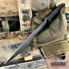Image of 10" Fixed Blade Knife 5" Partially Serrated Blade Camping Knife Survival Knife