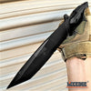 Image of 12" Fixed Blade Knife 6.5" Tanto Blade Serrated Camping Knife Survival Knife