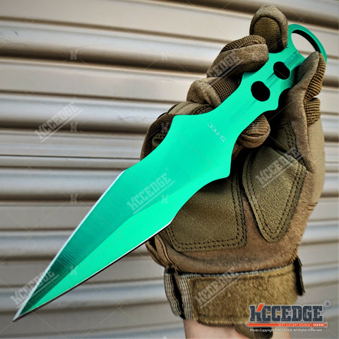 9 Full Tang Throwing Knife Tactical Knife Survival Knife Fixed Blade –  KCCEDGE