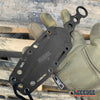 Image of 9" Full Tang Tactical Knife Camping Knife Fixed Blade Knife w/ Kydex Sheath