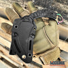 Image of 6.5" Full Tang Karambit Fixed Blade Knife G10 Handle Molle Clip Tactical Knife