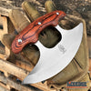 Image of 6.75 INCH FULL TANG ULU FIXED BLADE KNIFE HUNTING KNIFE CAMPING KNIFE TACTICAL