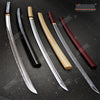 Image of USA STOCK 40" Sharp Handmade Japanese Shirasaya Sword Onikiri Samurai Katana w/ Lacquered Wood Handle & Scabbard