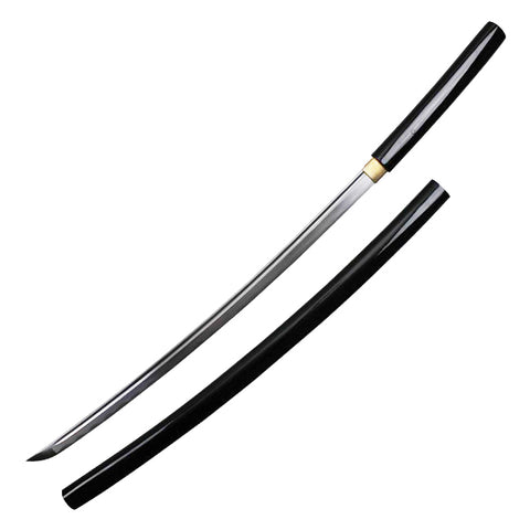 40" Handmade Onikiri Japanese Shirasaya Sword Katana w/ Wood Handle & Scabbard