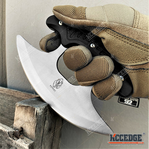6.75 INCH FULL TANG ULU FIXED BLADE KNIFE HUNTING KNIFE CAMPING KNIFE TACTICAL