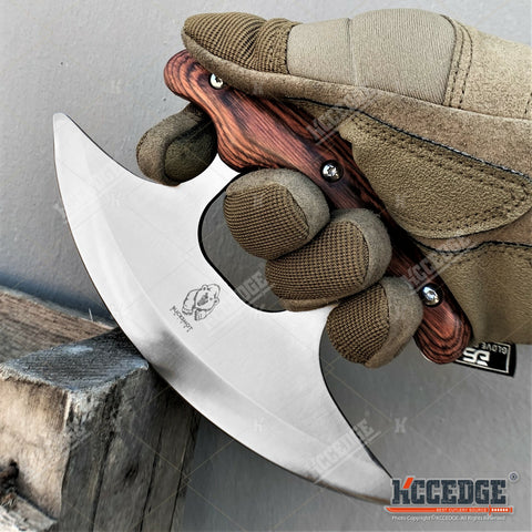 6.75 INCH FULL TANG ULU FIXED BLADE KNIFE HUNTING KNIFE CAMPING KNIFE TACTICAL