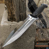 Image of 12" Fixed Blade Tactical Knife G10 Handle w/ Kydex Sheath 8cr13MOV Spear Point Blade
