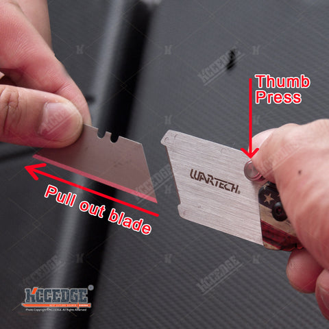 6.5" CAMPING HUNTING Assisted Open Warehouse Utility Pocket Folding Knife Razor Blade