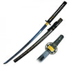 Image of 41.5" Handmade Japanese ONIKIRI KATANA SAMURAI SWORD LEAF TSUBA Ray Skin Handle