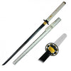 Image of 41.5" Handmade Japanese ONIKIRI KATANA SAMURAI SWORD LEAF TSUBA Ray Skin Handle
