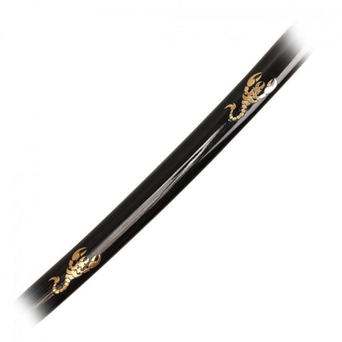 41" Full Tang ONIKIRI Handmade Japanese SWORD KATANA w/TSUBA Handpainted Scabbard